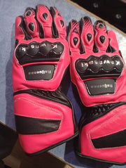 Professional Leather Motorcycle Racing Gloves
