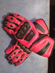 Professional Leather Motorcycle Racing Gloves