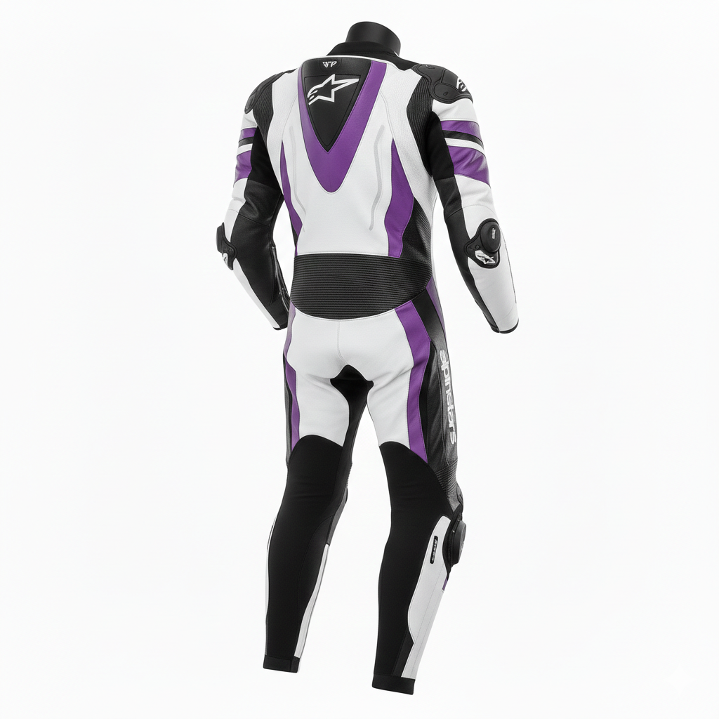 1.3mm Cowhide Leather Motorcycle Racing Suit – CE Armor