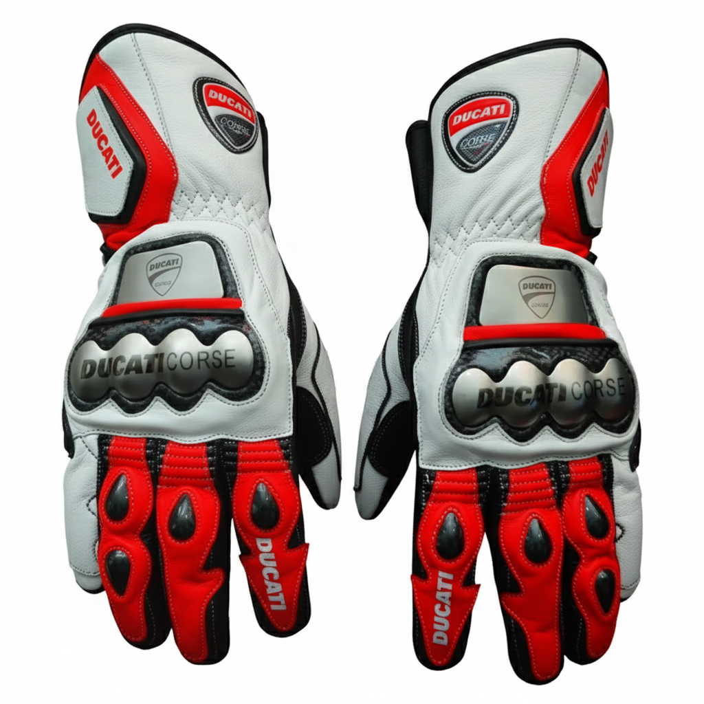 Men’s Leather Motorcycle Gloves – Sport & Racing