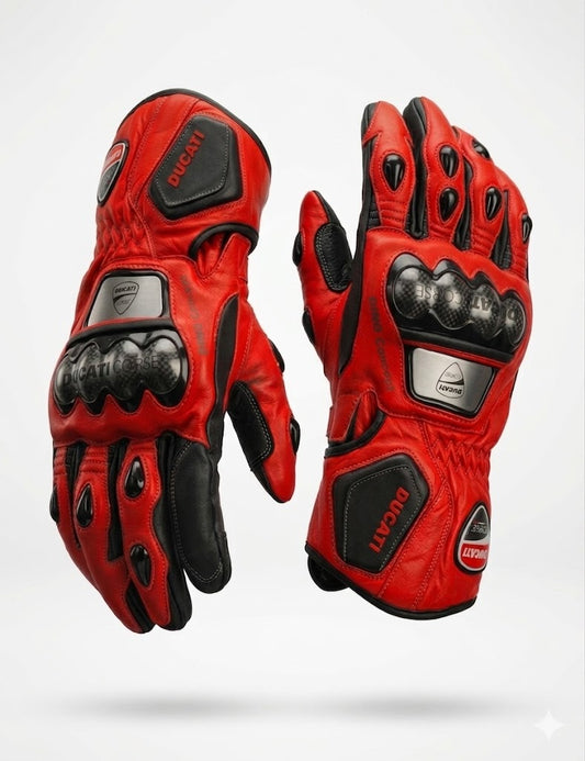 Premium Motorbike Racing Gloves – Leather Riding Gloves