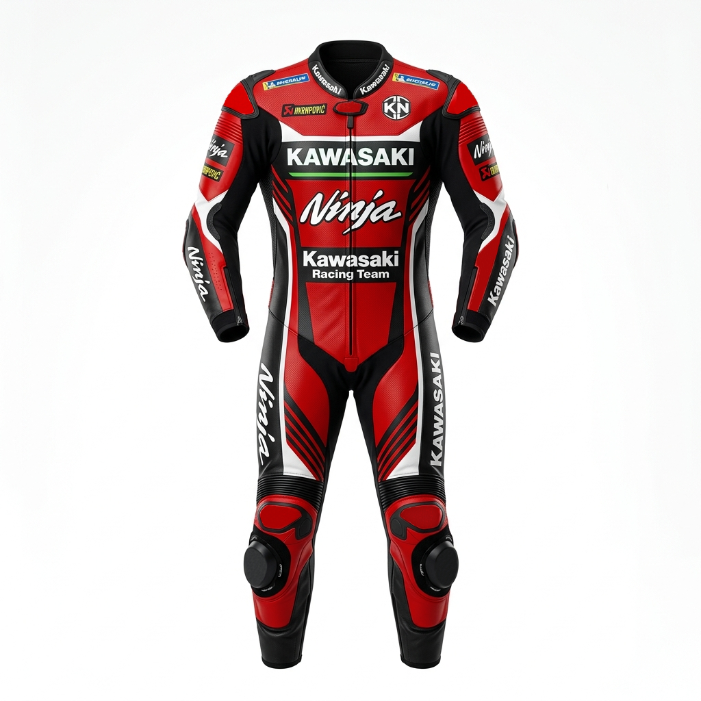 1.3mm Genuine Leather Motorbike Racing Suit – Protective Gear