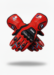Motorcycle Leather Racing Gloves – Protective Riding Gloves