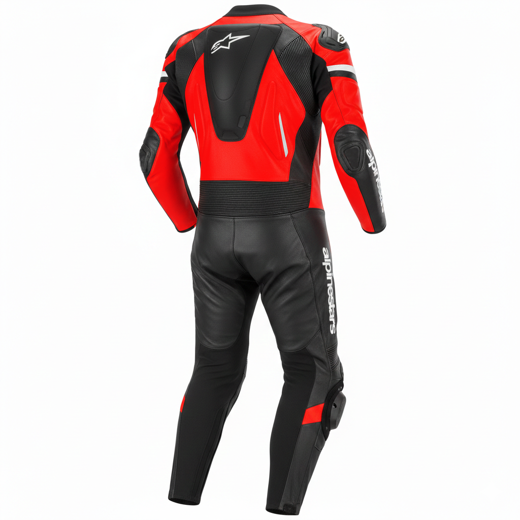 Premium Cowhide Leather Motorbike Racing Suit – CE Approved