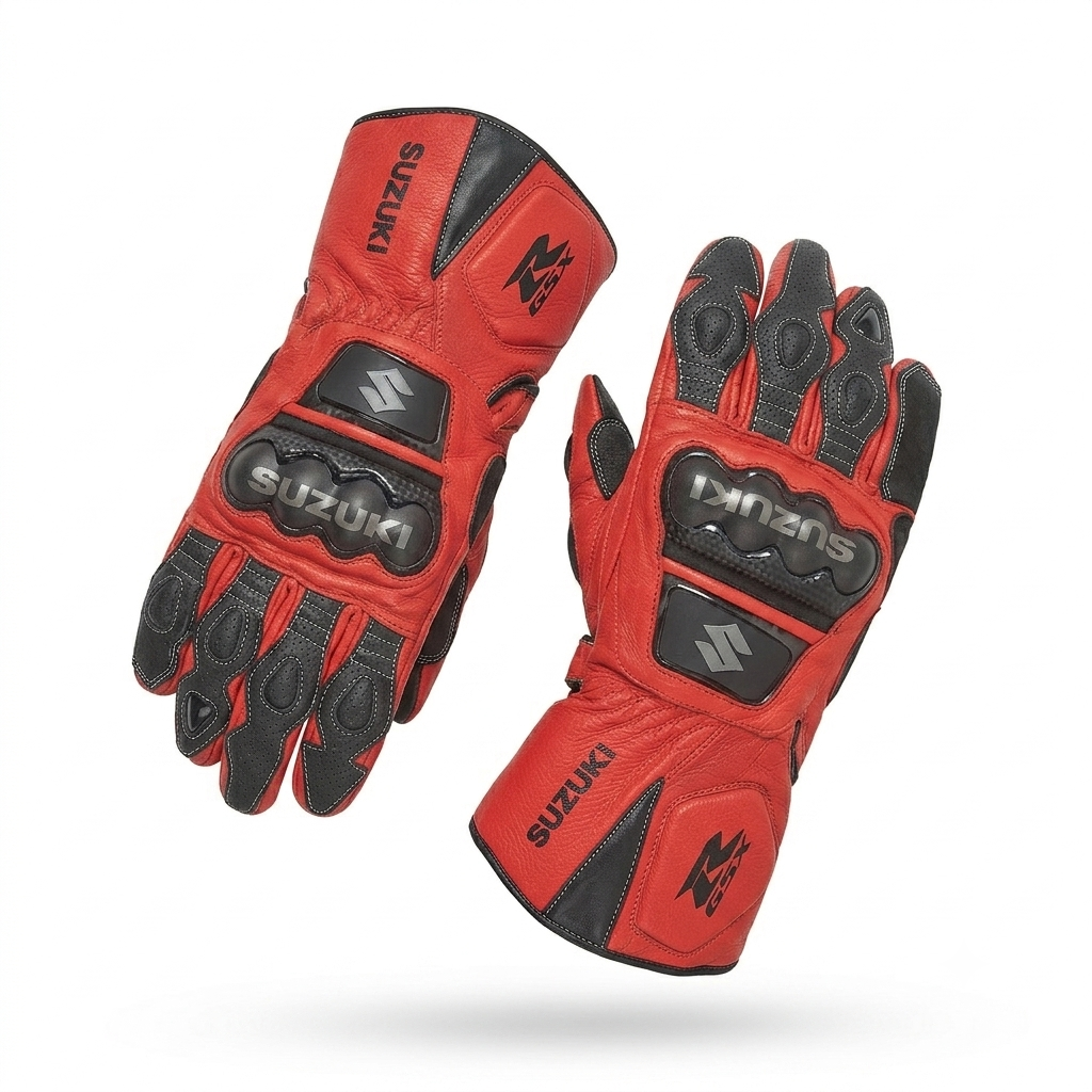 Men’s Leather Motorcycle Gloves – Sport & Racing