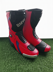 Premium Motorcycle Racing Boots – Leather Riding Shoes