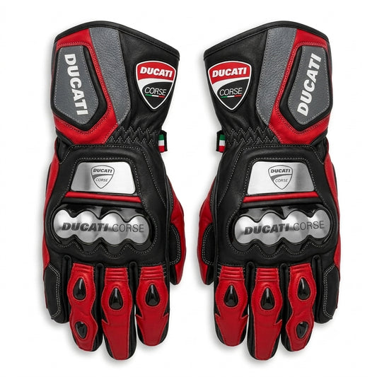 Leather Motorbike Riding Gloves – Sport & Track Gloves