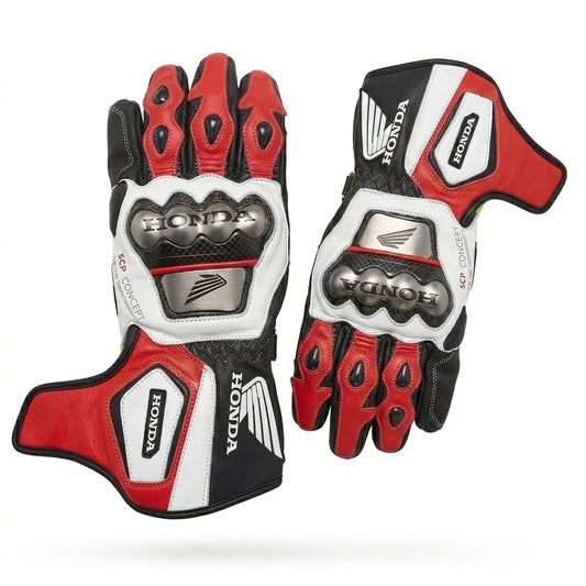 Premium Motorbike Leather Gloves – Racing & Sport Riding