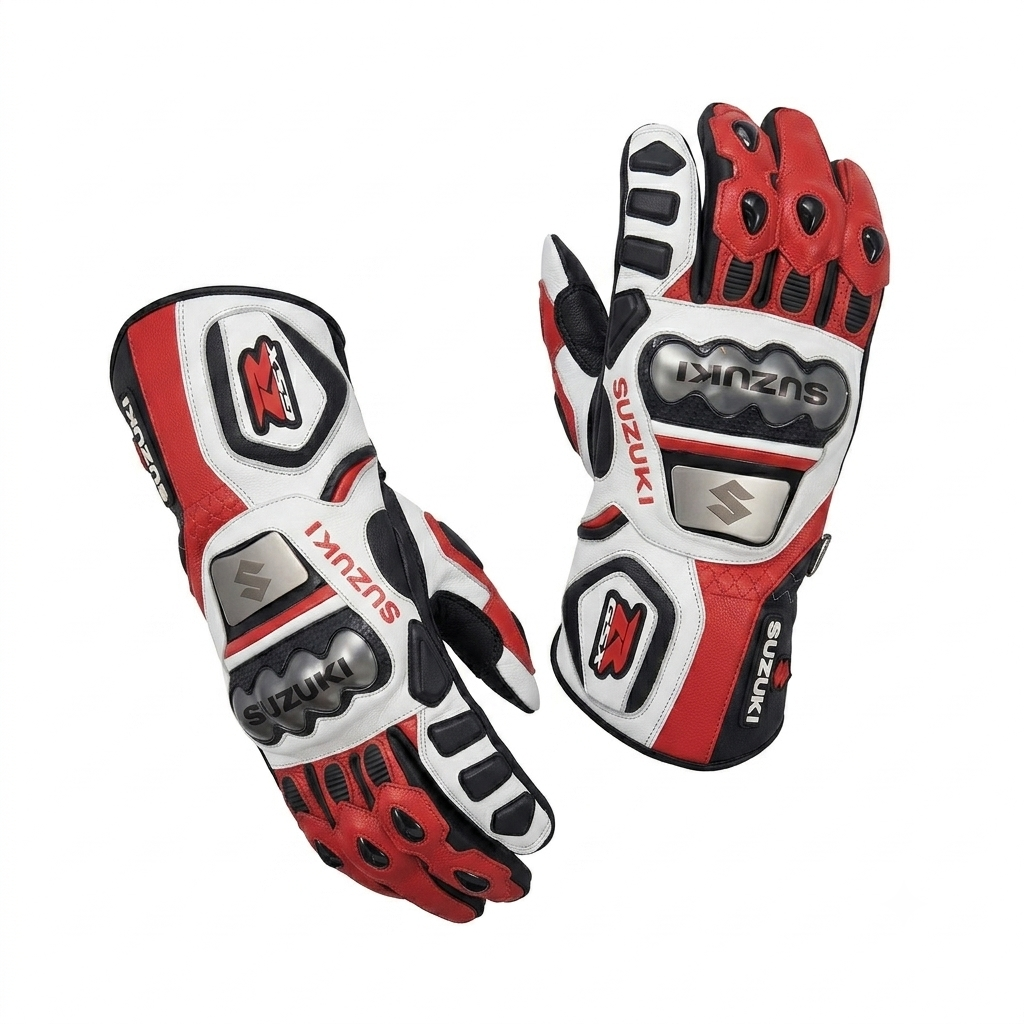 Leather Motorbike Riding Gloves – Sport & Track Gloves