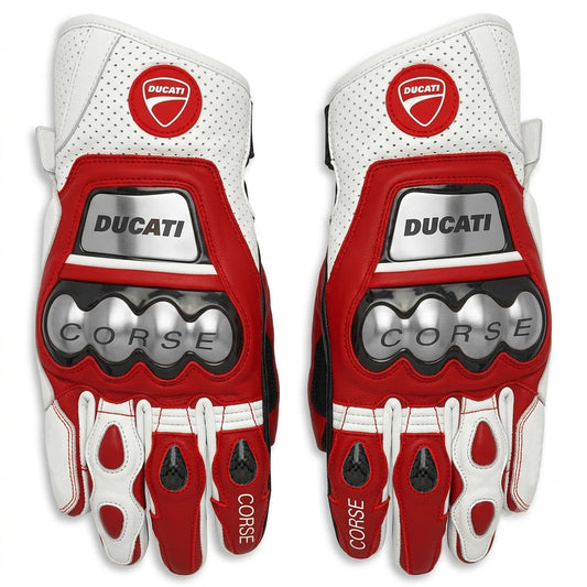 Professional Leather Motorcycle Racing Gloves