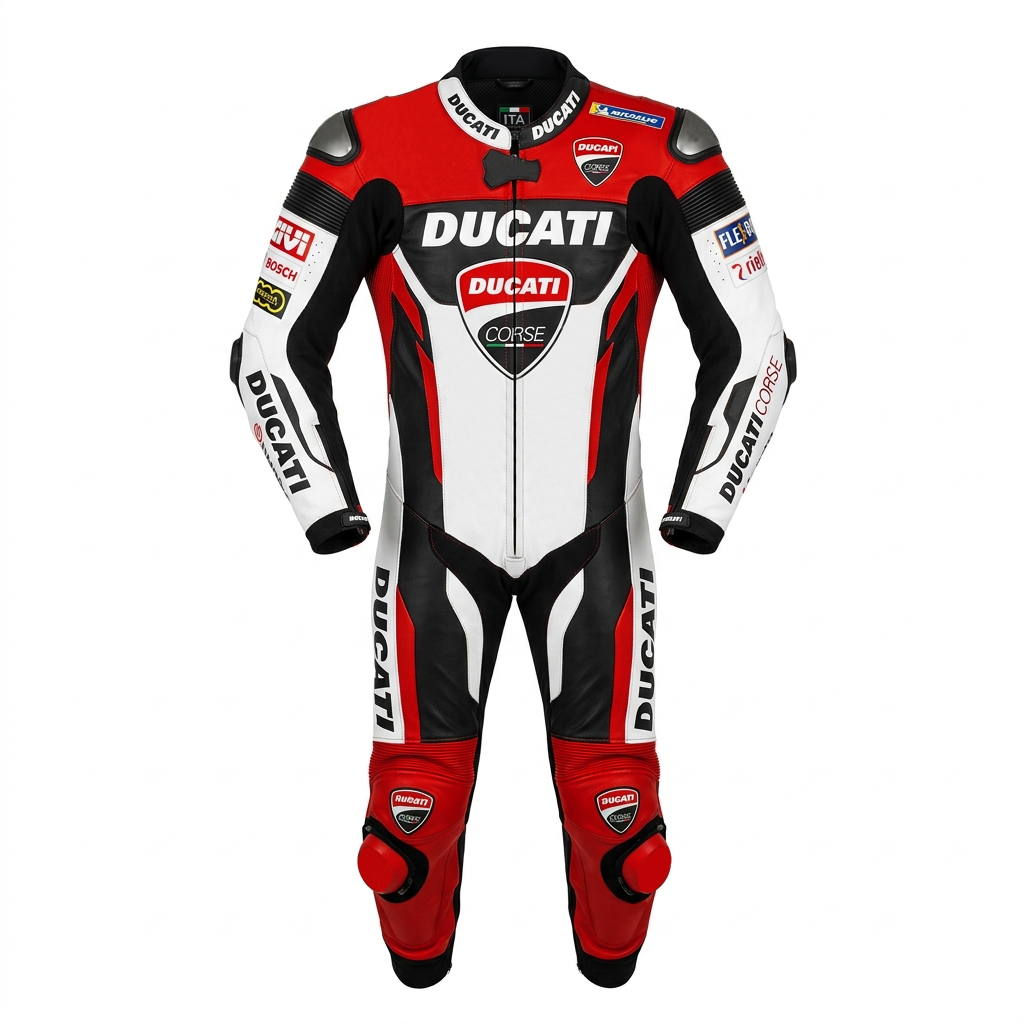 Full Grain Cowhide Motorcycle Racing Suit – 1.3mm Leather