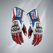 Full Leather Motorcycle Racing Gloves – Protective Riding Gear