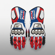 Full Leather Motorcycle Racing Gloves – Protective Riding Gear