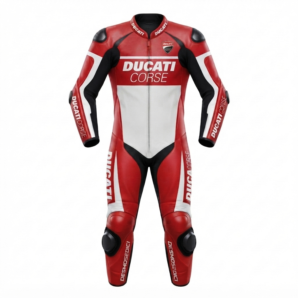 Premium Cowhide Leather Motorbike Racing Suit – CE Approved