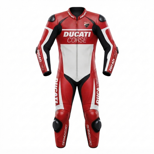 Premium Cowhide Leather Motorbike Racing Suit – CE Approved