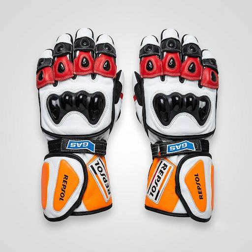 Motorcycle Leather Racing Gloves – Protective Riding Gloves