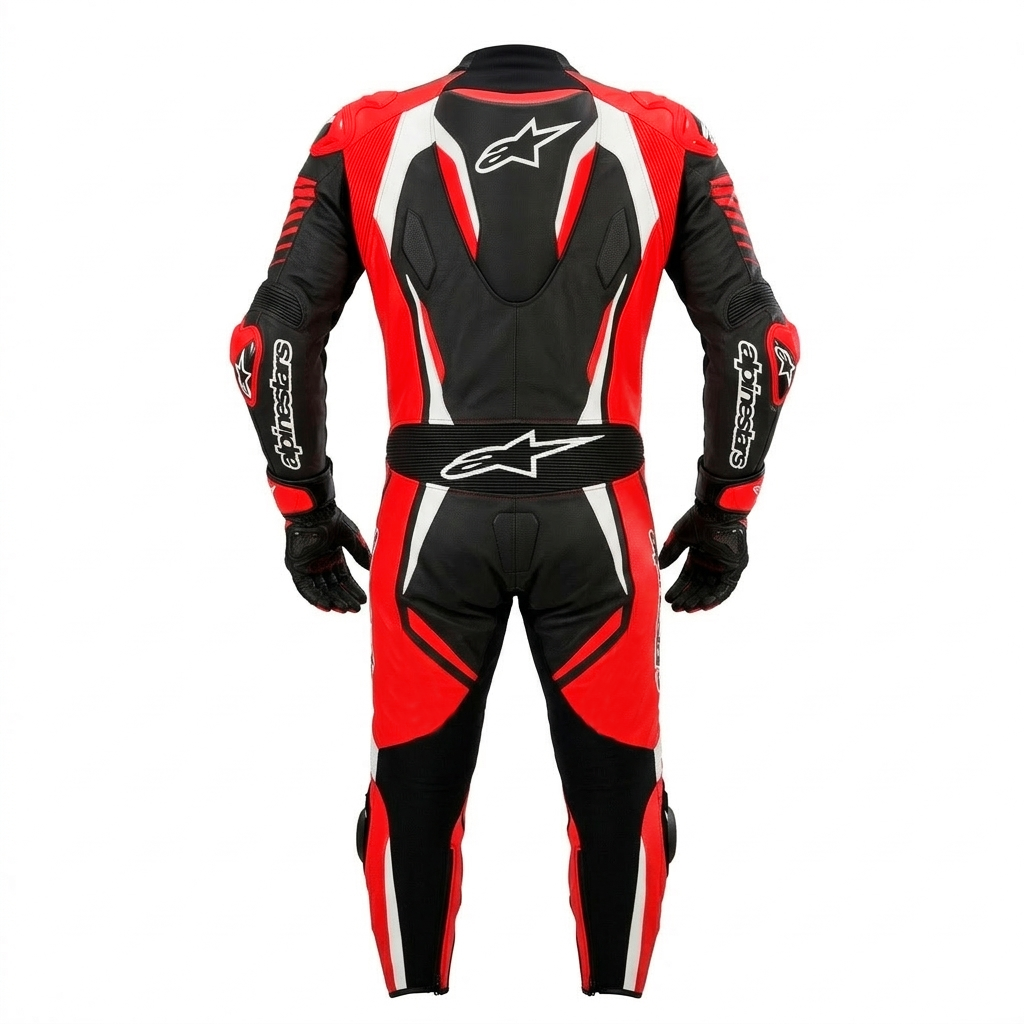 Full Grain Cowhide Motorcycle Racing Suit – 1.3mm Leather