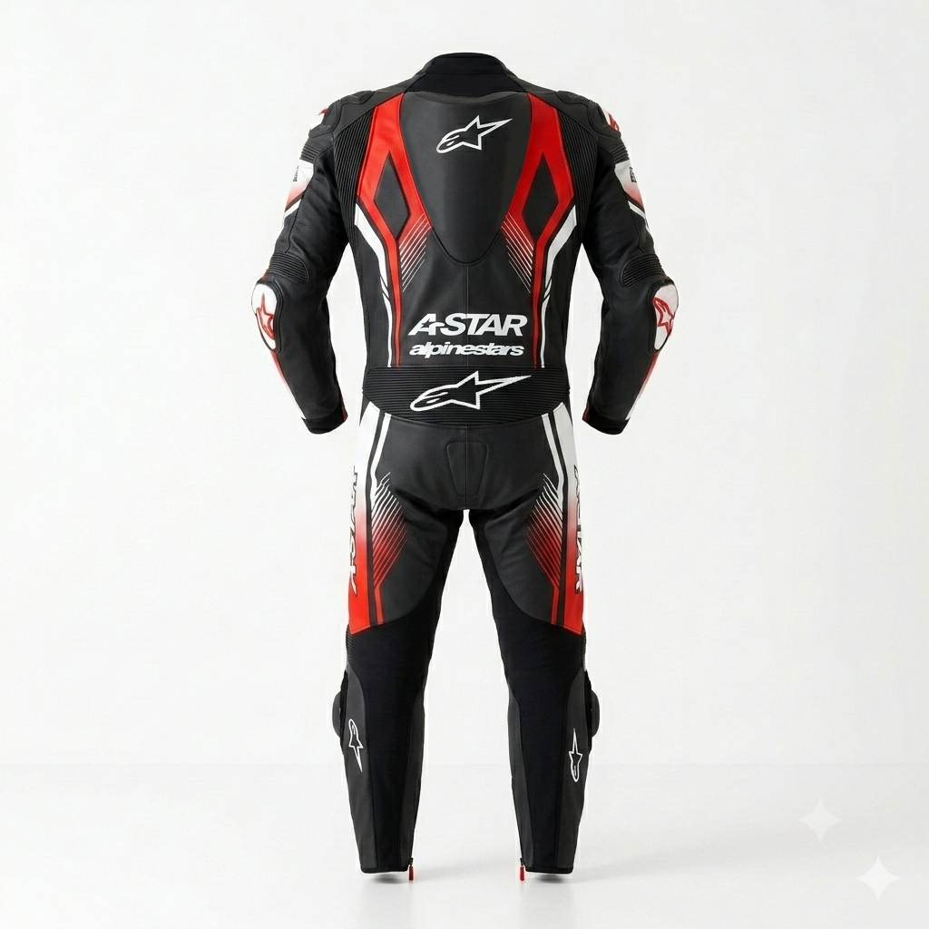 Premium Leather Motorbike Suit – CE Approved Protective Armor