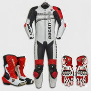 Premium Cowhide Leather Motorbike Racing Suit – CE Approved