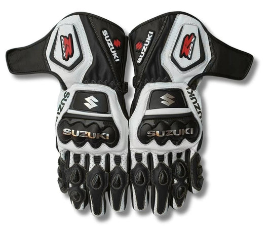 Motorcycle Racing Gloves – Durable Leather Protective Gloves
