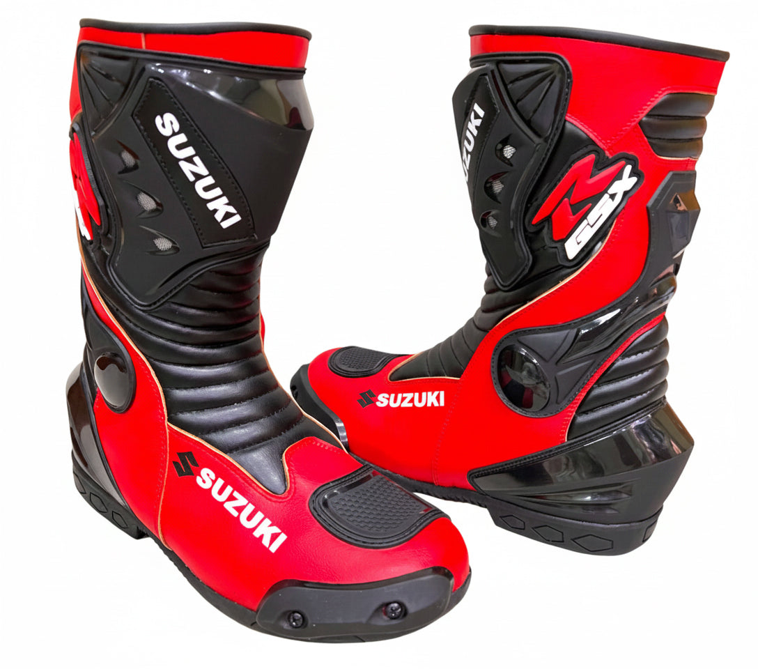 Professional Leather Motorcycle Racing Shoes