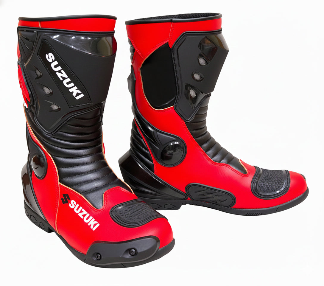 Professional Leather Motorcycle Racing Shoes