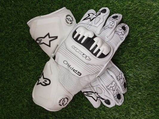 Professional Leather Motorcycle Racing Gloves