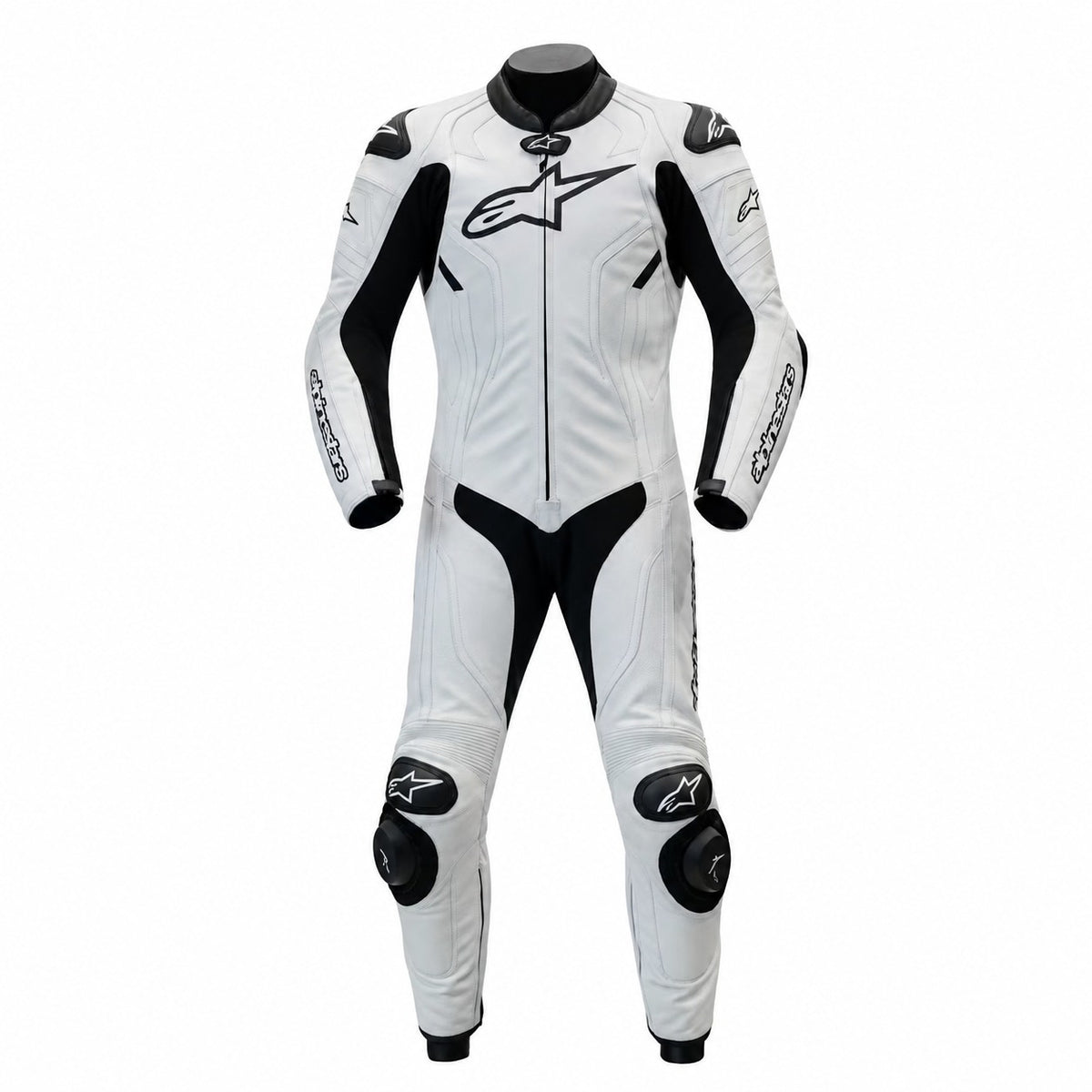 1.3mm Cowhide Leather Motorcycle Racing Suit – CE Armor