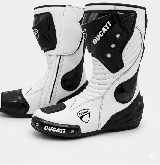 Leather Motorbike Riding Shoes – Sport & Track Boots