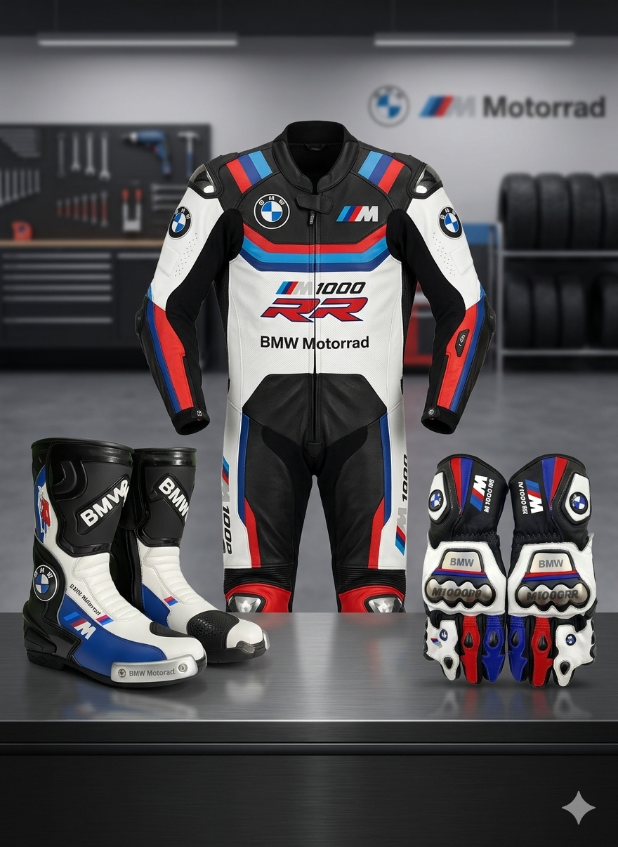 Premium Leather Motorbike Suit – CE Approved Protective Armor