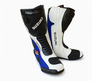 Full Leather Motorbike Racing Boots – Sport Riding Footwear