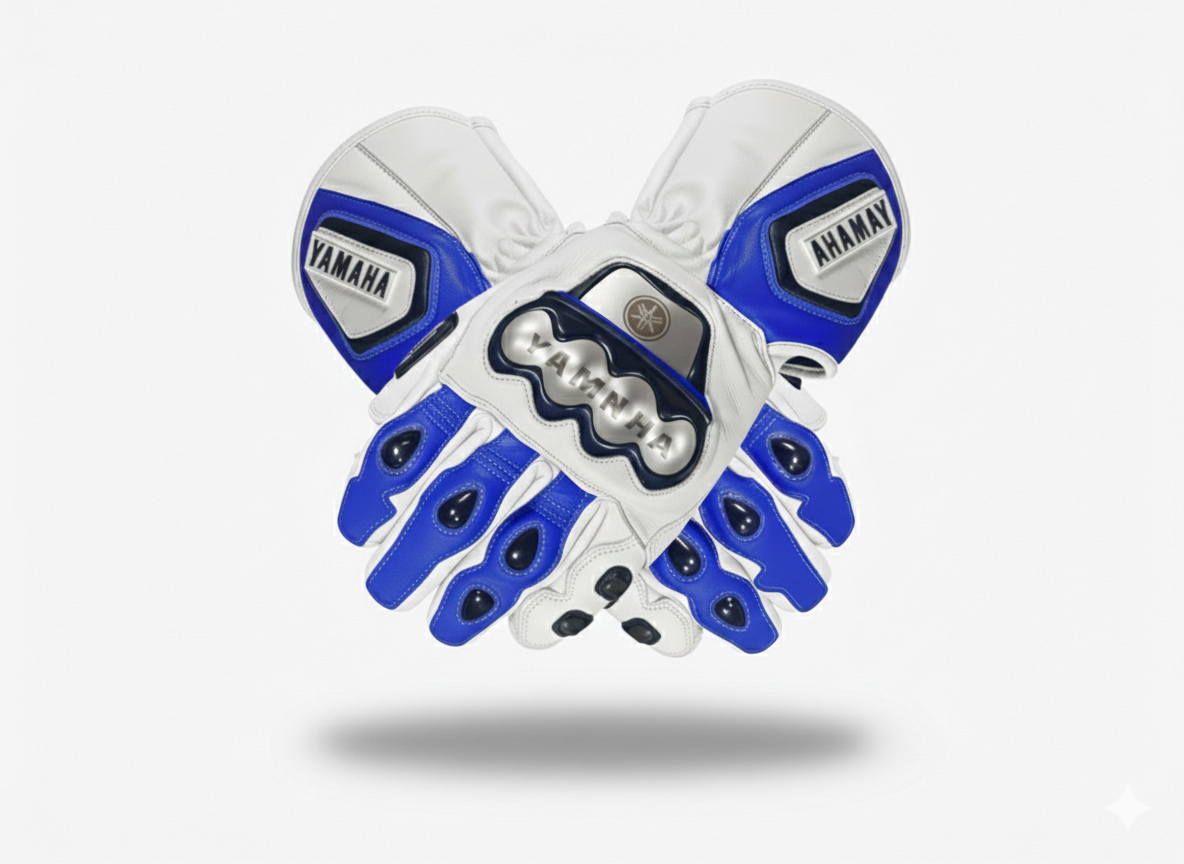 Premium Leather Motorcycle Racing Gloves