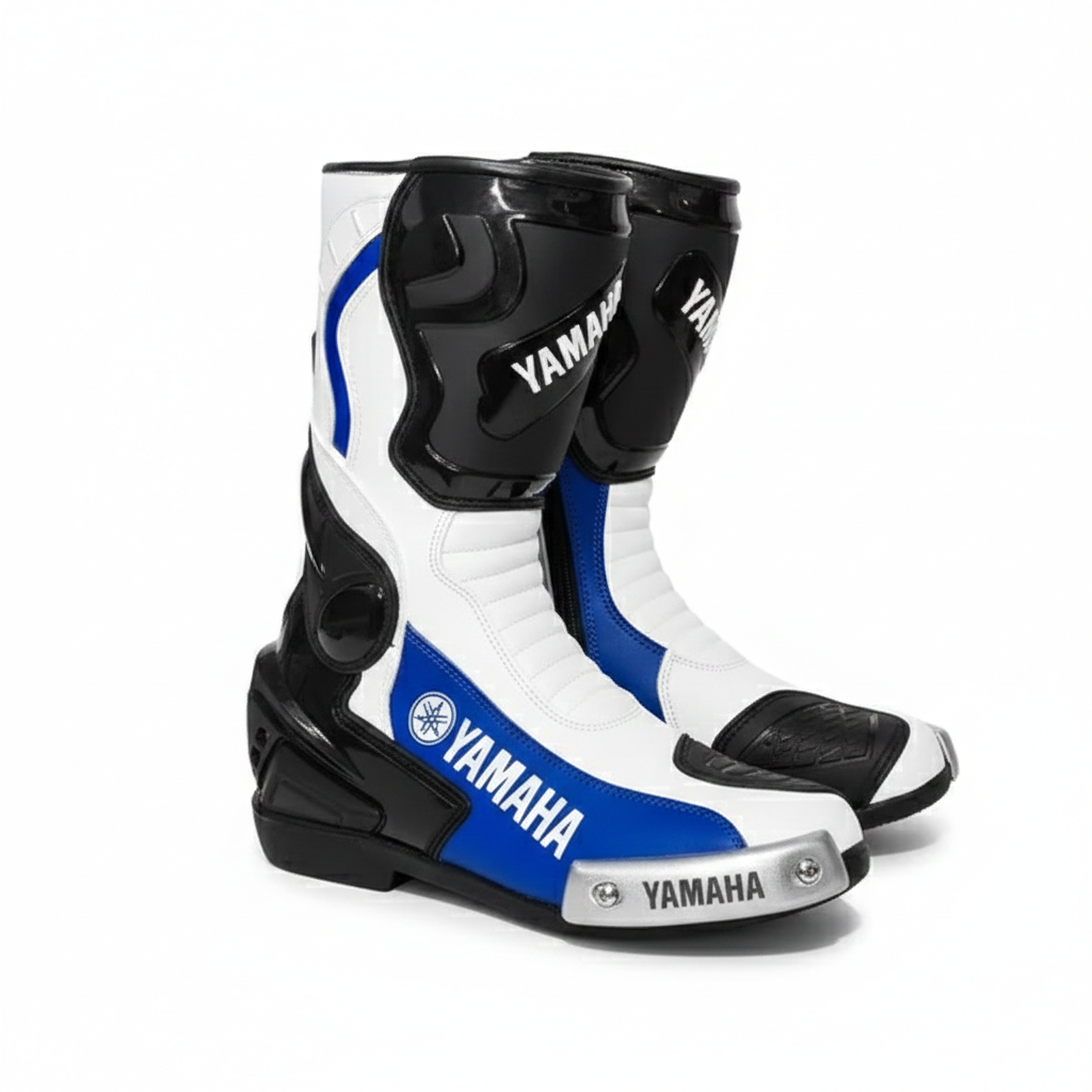 Leather Motorcycle Riding Boots – Performance Racing Shoes