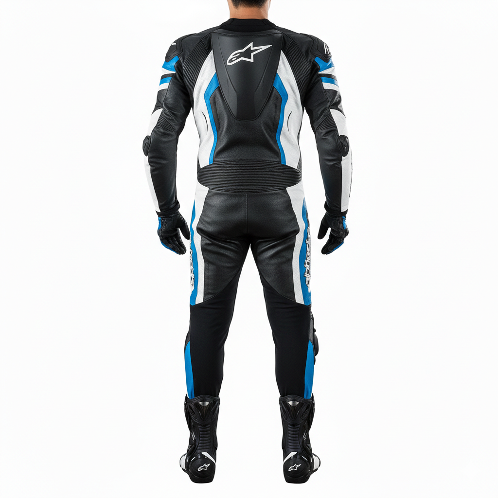 Premium Cowhide Leather Motorbike Racing Suit – CE Approved