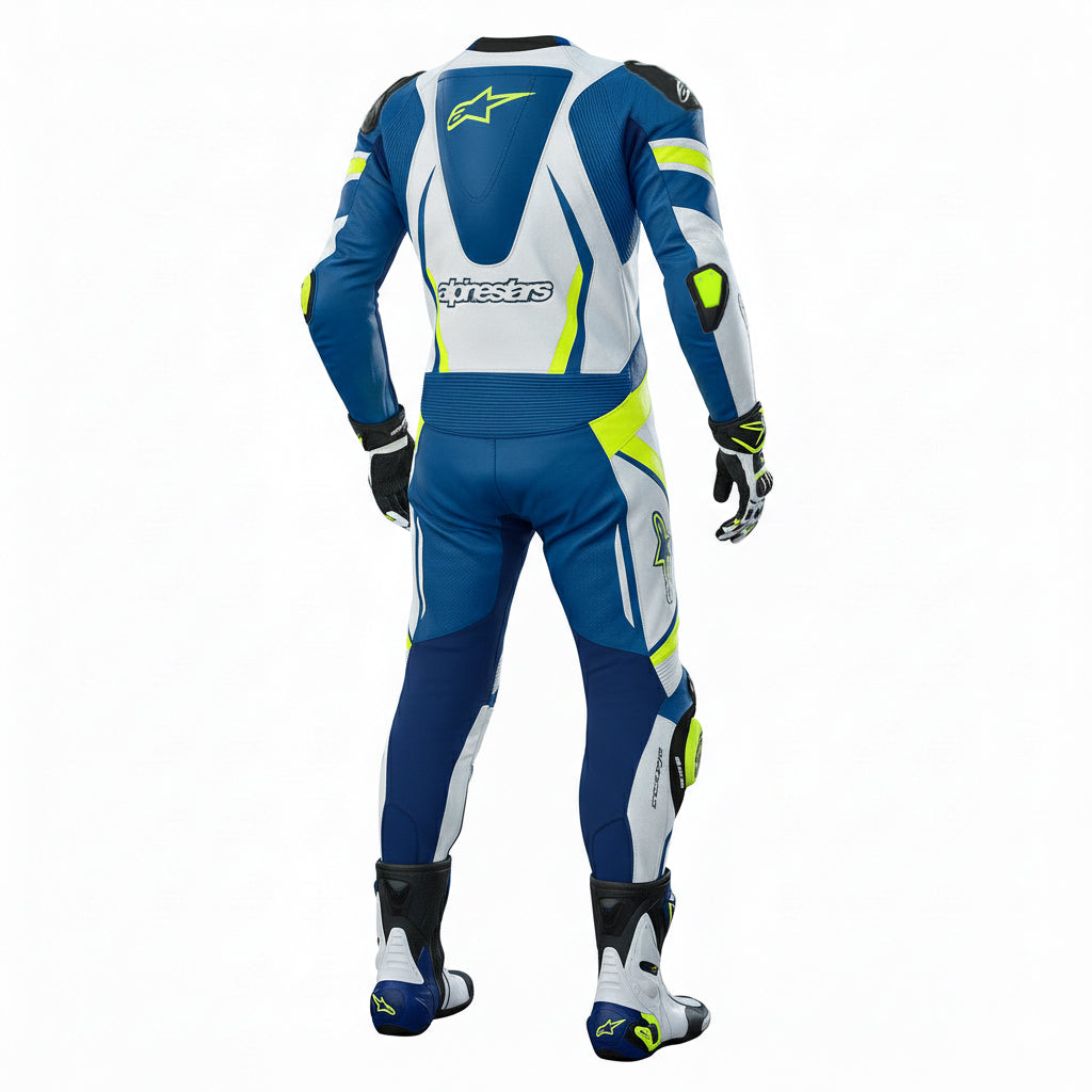 Full Grain Cowhide Motorcycle Racing Suit – 1.3mm Leather
