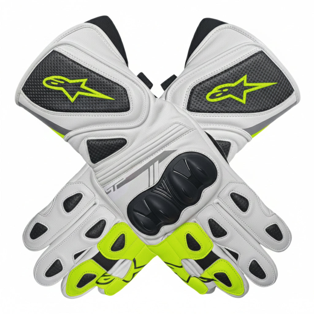 Men’s Leather Motorcycle Gloves – Sport & Racing