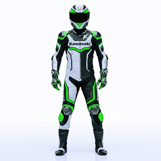 Premium Cowhide Leather Motorbike Racing Suit – CE Approved
