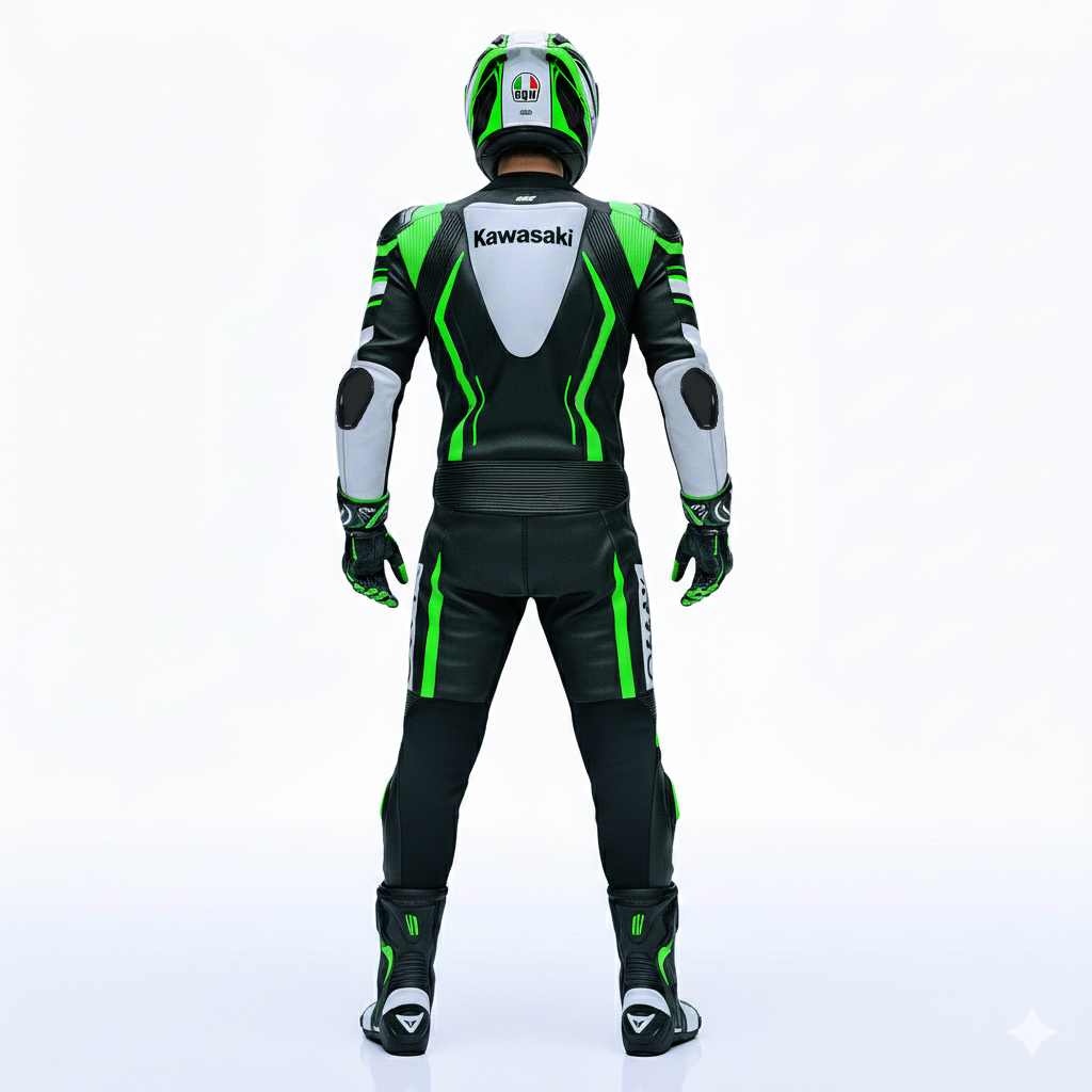 Premium Cowhide Leather Motorbike Racing Suit – CE Approved