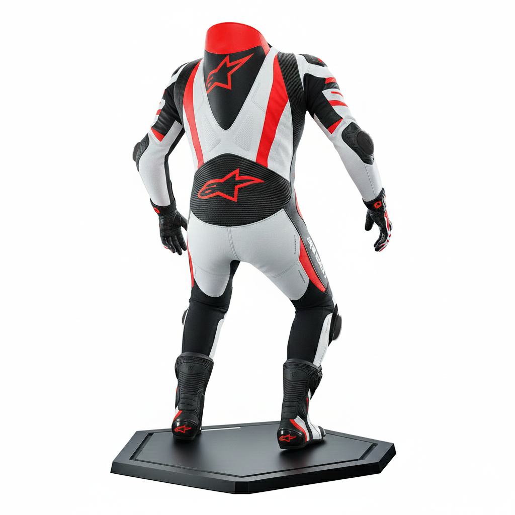 Full Body Cowhide Leather Racing Suit – Motorcycle Track Suit