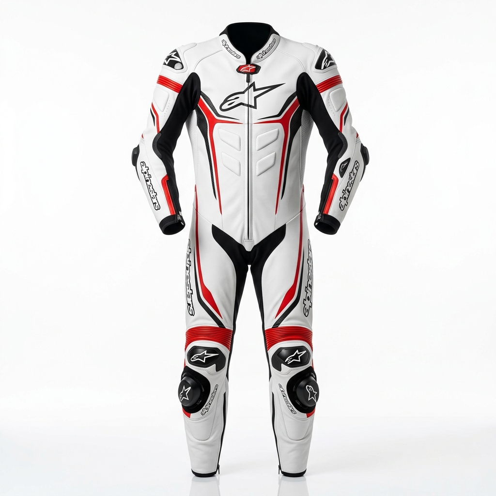 Full Grain Cowhide Motorcycle Racing Suit – 1.3mm Leather