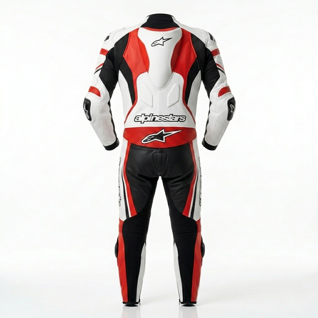 Full Grain Cowhide Motorcycle Racing Suit – 1.3mm Leather