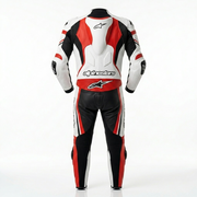 Full Grain Cowhide Motorcycle Racing Suit – 1.3mm Leather