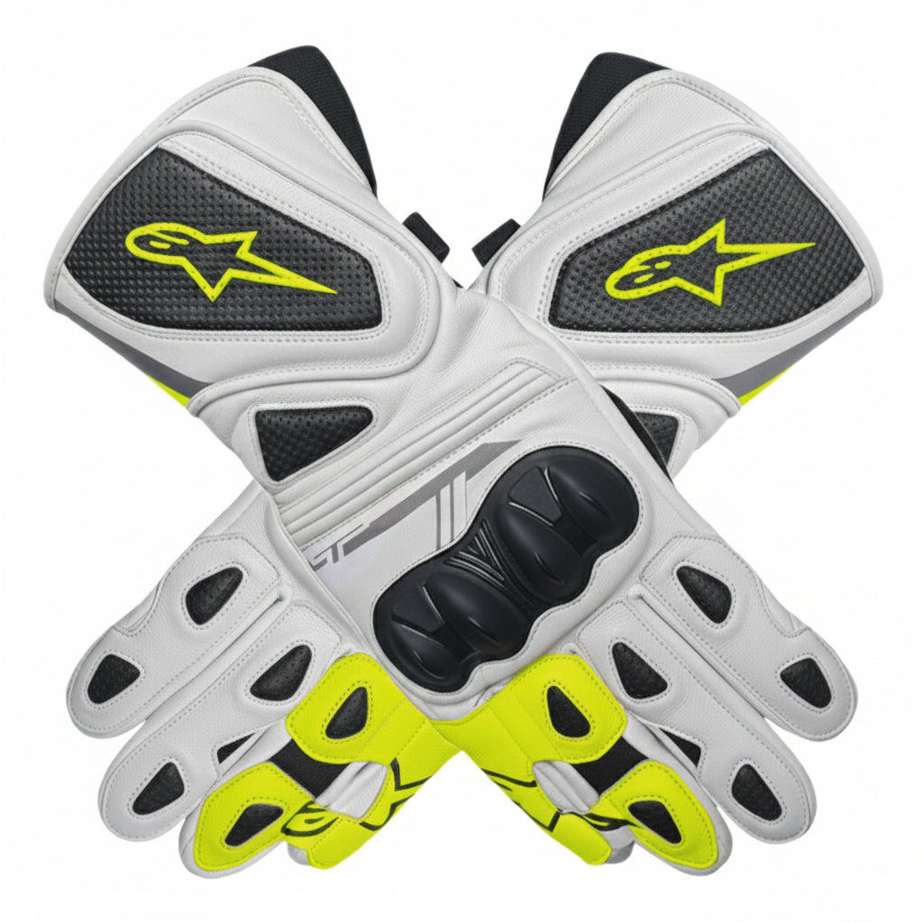 Premium Motorbike Racing Gloves – Leather Riding Gloves