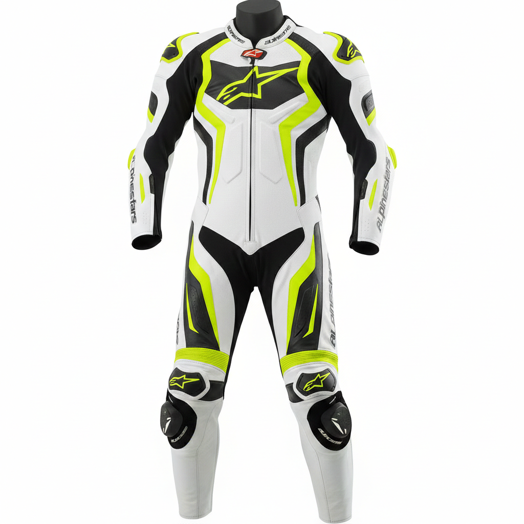 Heavy Duty Cowhide Leather Motorcycle Suit – Racing Protection