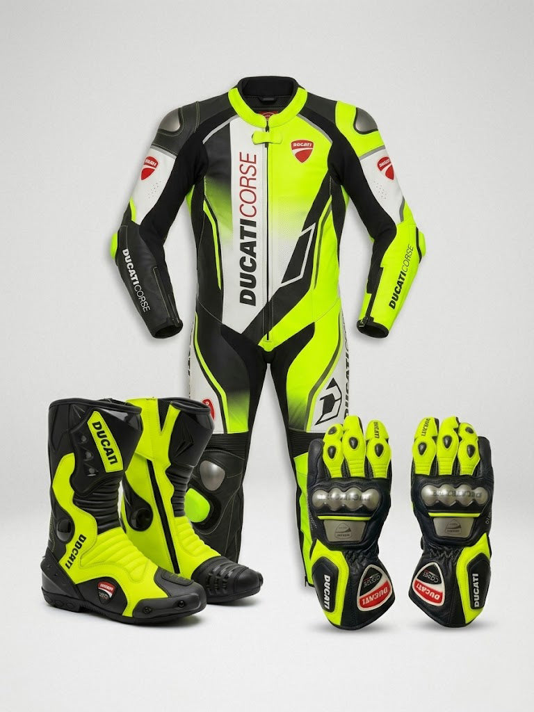 Cowhide Leather Motorcycle Racing Suit – Sport & Track Riding