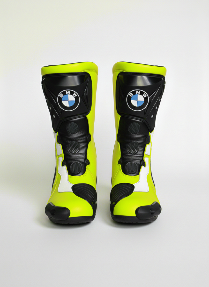 Men’s Leather Motorcycle Riding Shoes – Sport Racing