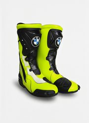 Men’s Leather Motorcycle Riding Shoes – Sport Racing