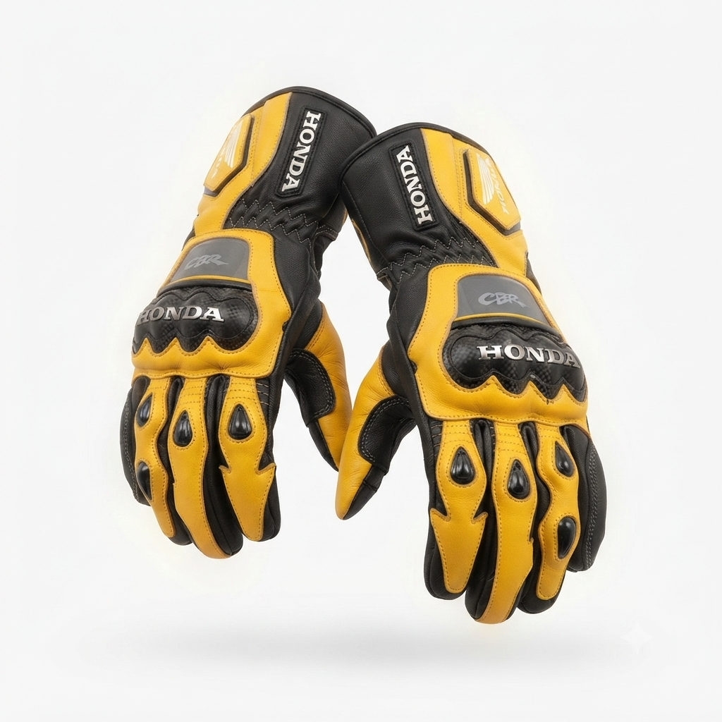 Premium Motorbike Racing Gloves – Leather Riding Gloves