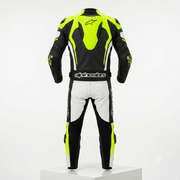 Men’s 1.3mm Leather Motorcycle Racing Suit – Protective Armor